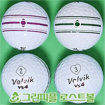 볼빅 브이에스포(VS4) 화이트 4피스 A-급 로스트볼 16개