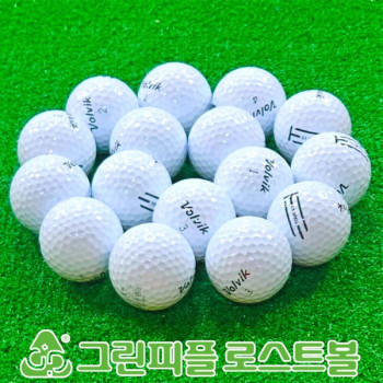 볼빅 TOUR V3 화이트 3피스 A-급 로스트볼 16개